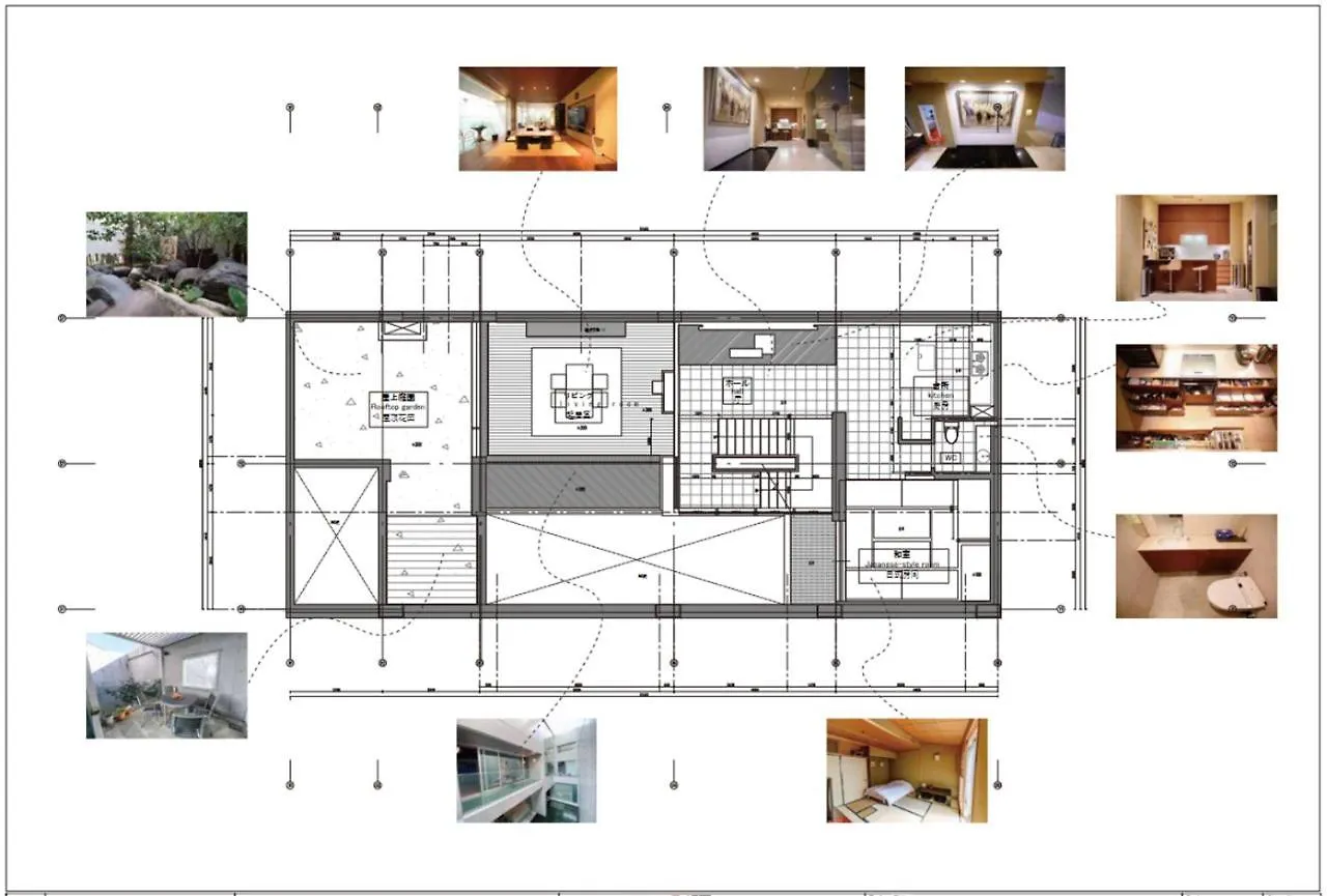 Semesterbostad Azabu Modern House The Tokyo Tower Can Be Seen From The Villa 500M2 Japan